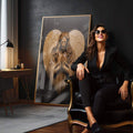 Quadro Decorativo: Inspiradora Oração de Jesus - quadros decorativos para sala 1 Tela Vertical, 3 Telas - em quarto contemporaneo
