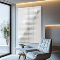 Quadro Decorativo Minimalismo Elegante - Harmonize Seu Espaço - quadros decorativos para sala 1 Tela Vertical, 3 Telas - em ambiente decorado