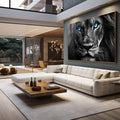 Quadro Decorativo A Grande Visão do Rei - quadros decorativos 1 Tela, 1 Tela Horizontal - em escritorio elegante
