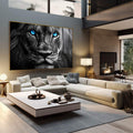 Quadro Decorativo A Grande Visão do Rei - quadros decorativos para sala 1 Tela, 1 Tela Horizontal - em living room premium