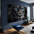 Quadro Decorativo A Grande Visão do Rei - quadros decorativos para sala 1 Tela, 1 Tela Horizontal - em ambiente decorado