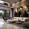 Quadro Decorativo A Beleza das Mulheres  Arte Inspiradora - quadros decorativos para sala 1 Tela Vertical, 3 Telas - em quarto contemporaneo