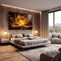 Quadro Decorativo A Beleza da Flor - quadros decorativos para sala 1 Tela, 1 Tela Horizontal - em quarto contemporaneo