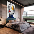Quadro Decorativo A Beleza Feminina em Detalhes - quadros decorativos 1 Tela Vertical, 3 Telas - em escritorio elegante