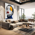 Quadro Decorativo A Beleza Feminina em Detalhes - quadros decorativos para sala 1 Tela Vertical, 3 Telas - em living room premium