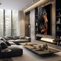 Quadro Decorativo Beleza do Cavalo - quadros decorativos para sala 1 Tela Vertical, 3 Telas - em quarto contemporaneo