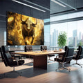 Quadro Decorativo Simbolismo Do Sucesso Financeiro - quadros decorativos para sala 1 Tela, 1 Tela Horizontal - em quarto contemporaneo