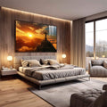 Quadro Decorativo Emocionante Cristo O Todo Poderoso - quadros decorativos para sala 1 Tela, 1 Tela Horizontal - em quarto contemporaneo
