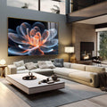 Quadro Decorativo Beleza Sobre Pétalas - quadros decorativos 1 Tela, 1 Tela Horizontal - em sala moderna
