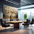 Quadro Decorativo Árvore da Vida Beleza e Significado - quadros decorativos 1 Tela, 1 Tela Horizontal - em sala moderna