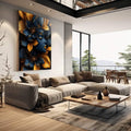 Quadro Decorativo Feminino Florescido Arte Que Encanta - quadros decorativos para sala 1 Tela Vertical, 3 Telas - em quarto contemporaneo