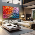 Quadro Decorativo Pétalas Abstratas Arte Moderna - quadros decorativos para sala 1 Tela, 1 Tela Horizontal - em quarto contemporaneo