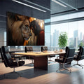 Quadro Decorativo União de Força e Fé Inspiração e Estilo - quadros decorativos para sala 1 Tela, 1 Tela Horizontal - em quarto contemporaneo