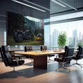 Quadro Decorativo de Acampamento  Simbolize a Paz e Tranquilidade - quadros decorativos 1 Tela, 1 Tela Horizontal - em sala moderna