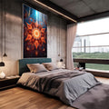 Quadro Decorativo: Mandalas que Energizam Seu Ambiente - quadros decorativos para sala 1 Tela Vertical, 3 Telas - em quarto contemporaneo