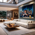 Quadro Decorativo Retrato do Sucesso Financeiro - quadros decorativos para sala 1 Tela, 1 Tela Horizontal - em quarto contemporaneo
