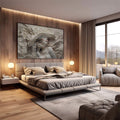 Quadro Decorativo Reflexo da Elegância: Transforme Seu Espaço - quadros decorativos 1 Tela, 1 Tela Horizontal - em escritorio elegante