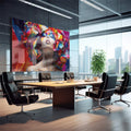 Quadro Decorativo: Renascer em Cores Deslumbrantes - quadros decorativos para sala 1 Tela, 1 Tela Horizontal - em quarto contemporaneo
