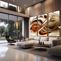 Quadro Decorativo Encanto Celestial: Estrelas que Falam - quadros decorativos para sala 1 Tela Vertical, 3 Telas - em quarto contemporaneo