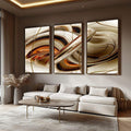 Quadro Decorativo Encanto Celestial: Estrelas que Falam - quadros decorativos para sala 1 Tela Vertical, 3 Telas - em ambiente decorado