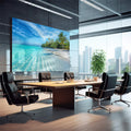 Quadro Decorativo: Paraíso Tropical - Eleva seu Espírito - quadros decorativos para sala 1 Tela, 1 Tela Horizontal - em quarto contemporaneo