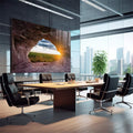 Quadro Decorativo Caverna ao Amanhecer: Ilumine seu Lar - quadros decorativos para sala 1 Tela, 1 Tela Horizontal - em quarto contemporaneo