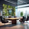 Quadro Decorativo Lagoa Encantada: Uma Janela para Paz - quadros decorativos para sala 1 Tela, 1 Tela Horizontal - em living room premium
