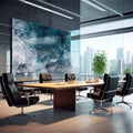 Quadro Decorativo Oceano Poderoso: Harmonia do Mar - quadros decorativos para sala 1 Tela, 1 Tela Horizontal - em quarto contemporaneo