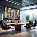 Quadro Decorativo Impactante: Dinheiro em Chamas - quadros decorativos para sala 1 Tela, 1 Tela Horizontal - em quarto contemporaneo