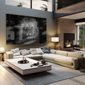 Quadro Decorativo Olhar do Rei: Majestade Animal em Sua Sala - quadros decorativos 1 Tela, 1 Tela Horizontal - em sala moderna
