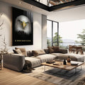Quadro Decorativo Águia: Liberdade e Poder - quadros decorativos para sala 1 Tela Vertical, 3 Telas - em quarto contemporaneo