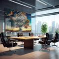 Quadro Decorativo Árvore Majestosa: Reviva a Natureza - quadros decorativos para sala 1 Tela, 1 Tela Horizontal - em quarto contemporaneo