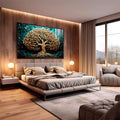 Quadro Decorativo Sopro de Vida Verde: Transforme seu Espaço - quadros decorativos para sala 1 Tela, 1 Tela Horizontal - em quarto contemporaneo