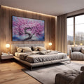 Quadro Decorativo Primavera Mística: Renove Seu Espaço - quadros decorativos 1 Tela, 1 Tela Horizontal - em escritorio elegante
