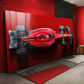 Quadro Decorativo Carro de Corrida: Velocidade e Estilo - quadros decorativos para sala 1 Tela, 1 Tela Horizontal - em ambiente decorado