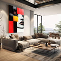Quadro Decorativo Mulher Minimalista: Elegância que Inspira - quadros decorativos para sala 1 Tela Vertical, 3 Telas - em quarto contemporaneo