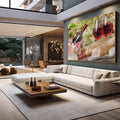 Quadro Decorativo: Celebração Campestre Única - quadros decorativos para sala 1 Tela, 1 Tela Horizontal - em quarto contemporaneo