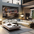 Quadro Decorativo: Essência de Vinho e Frutas, Charme Puro - quadros decorativos para sala 1 Tela, 1 Tela Horizontal - em quarto contemporaneo