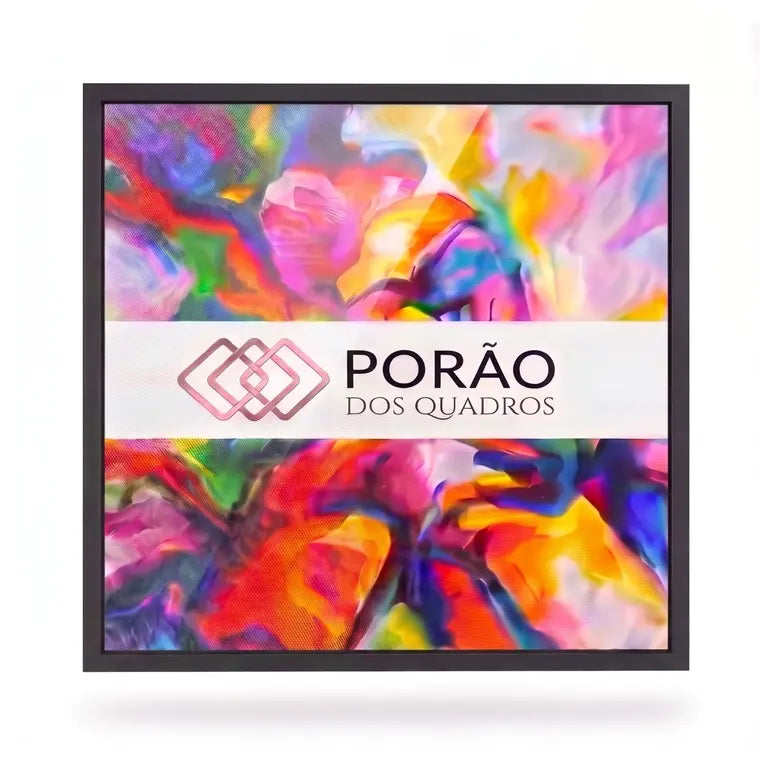 Quadro com acabamento Caixa